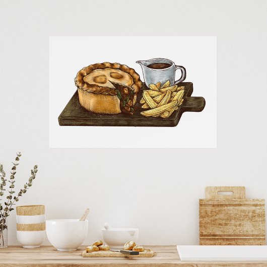 Levensmiddelen Poster (Keuken)