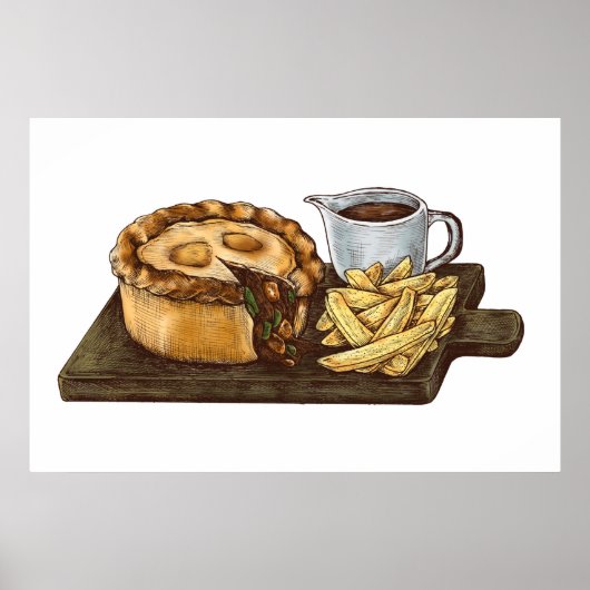 Levensmiddelen Poster (Voorkant)