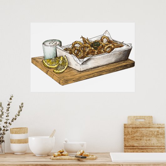 Levensmiddelen Poster (Keuken)