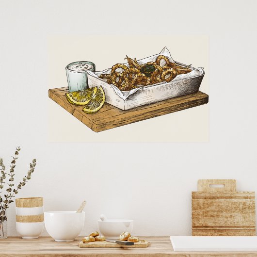 Levensmiddelen Poster (Keuken)