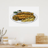 Levensmiddelen Poster (Keuken)