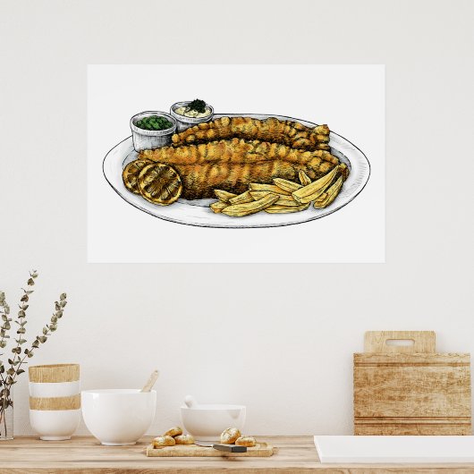 Levensmiddelen Poster (Keuken)