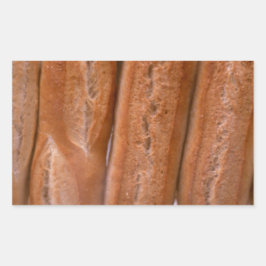 Levensmiddelen Rechthoekige Sticker