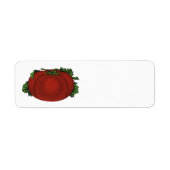 levensmiddelen, rijpe tomaten, groenten en fruit etiket (Voorkant)