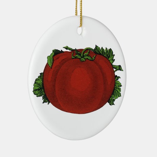  levensmiddelen, rijpe tomaten, groenten en fruit keramisch ornament (Rechts)