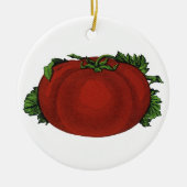  levensmiddelen, rijpe tomaten, groenten en fruit keramisch ornament (Voorkant)