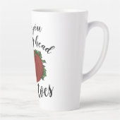 levensmiddelen, rijpe tomaten, groenten en fruit latte mok (Rechts)