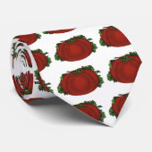  levensmiddelen, rijpe tomaten, groenten en fruit stropdas (Opgerold)