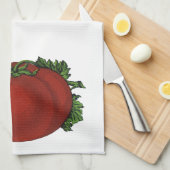  levensmiddelen, rijpe tomaten, groenten en fruit theedoek (Quarter Fold)