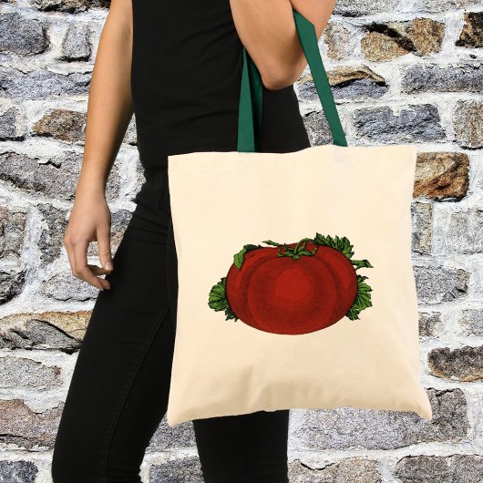  levensmiddelen, rijpe tomaten, groenten en fruit tote bag