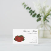  levensmiddelen, rijpe tomaten, groenten en fruit visitekaartje (Staand voorkant)