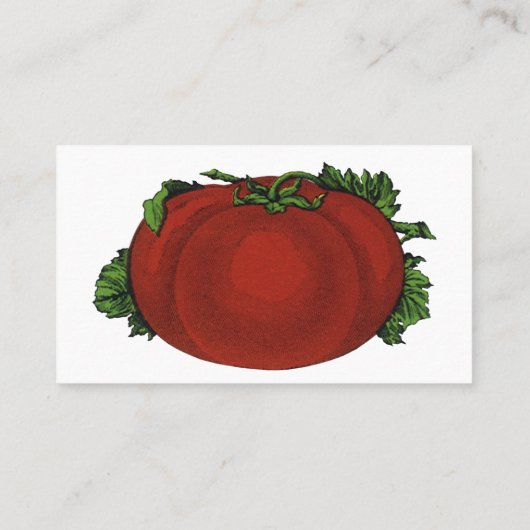  levensmiddelen, rijpe tomaten, groenten en fruit visitekaartje (Achterkant)