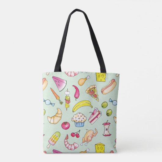 Levensmiddelen Tote Bag (Achterkant)