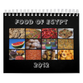 Levensmiddelen van de Egyptische kalender 2012 (Hoes)