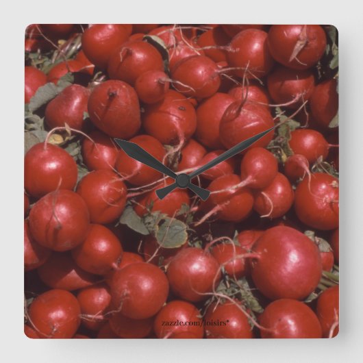 Levensmiddelen Vierkante Klok (Voorkant)