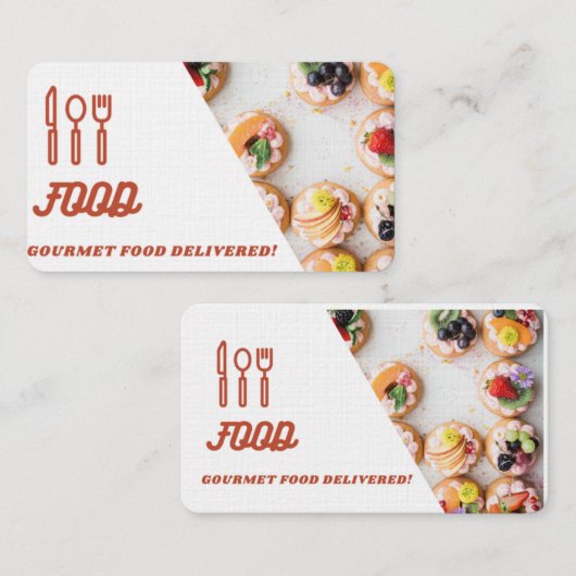 Levensmiddelen Visitekaartje (Voorkant / Achterkant)