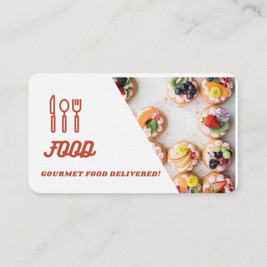 Levensmiddelen Visitekaartje (Achterkant)