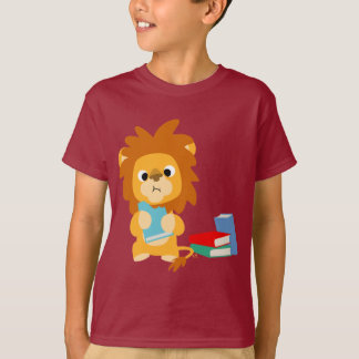 Levensmiddelen voor Cartoon met gedachten Leeuwen T-shirt