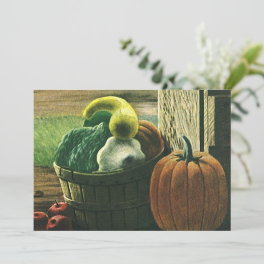 levensmiddelen, Winterpompoenen, pompoenen en app (Staand voorkant)