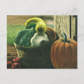  levensmiddelen, Winterpompoenen, pompoenen en app Briefkaart (Voorkant)