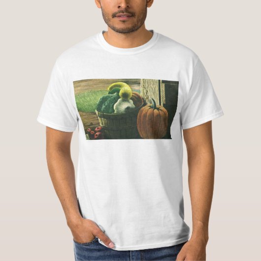 levensmiddelen, Winterpompoenen, pompoenen en app T-shirt (Voorkant)