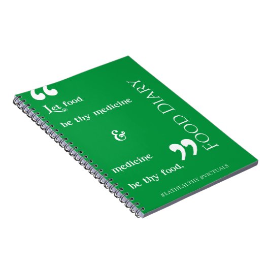 Levensmiddelenagenda (#Victuals) Notitieboek (Rechterzijde)