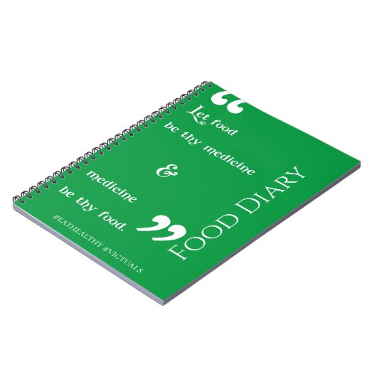 Levensmiddelenagenda (#Victuals) Notitieboek (Linkerzijde)