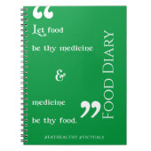 Levensmiddelenagenda (#Victuals) Notitieboek (Voorkant)