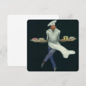 levensmiddelenbedrijven, banketker met bankdesser (Voorkant / Achterkant)