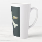 levensmiddelenbedrijven, banketker met bankdesser latte mok (Rechts)