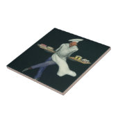 levensmiddelenbedrijven, banketker met bankdesser tegeltje (Zijkant)