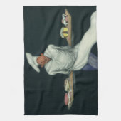 levensmiddelenbedrijven, banketker met bankdesser theedoek (Verticaal)