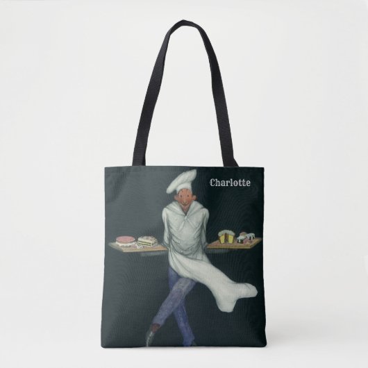 levensmiddelenbedrijven, banketker met bankdesser tote bag (Voorkant)