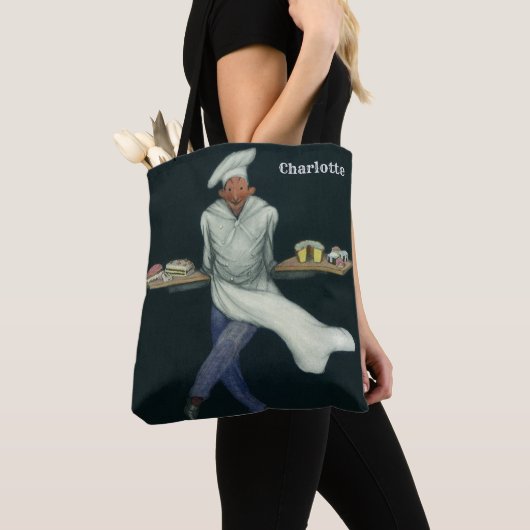  levensmiddelenbedrijven, banketker met bankdesser tote bag (Dichtbij)