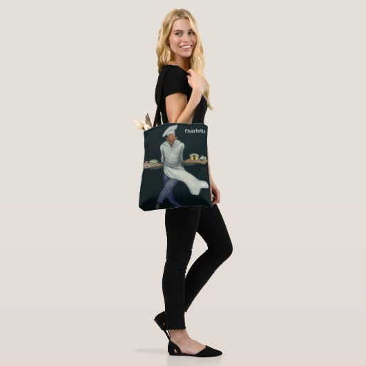  levensmiddelenbedrijven, banketker met bankdesser tote bag (Op model)