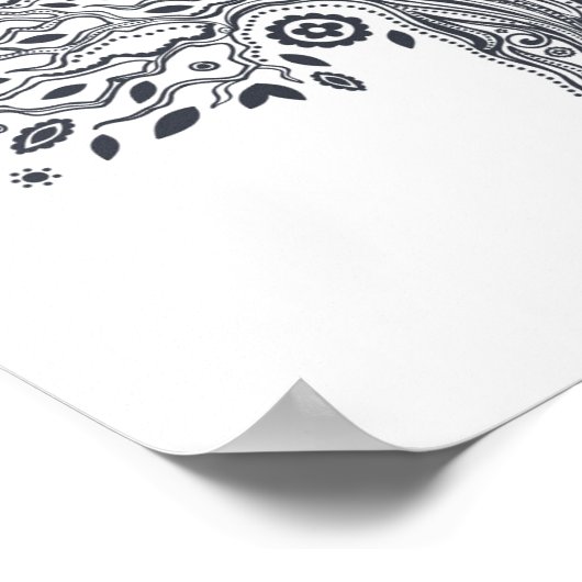 Levensmiddelenboom 2 poster (Hoek)