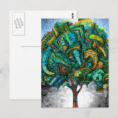 Levensmiddelenboom Briefkaart (Voorkant / Achterkant)