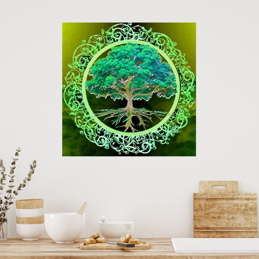 Levensmiddelenboom Poster (Keuken)