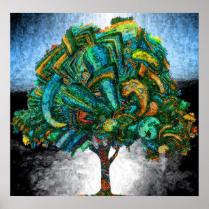 Levensmiddelenboom Poster