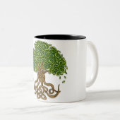 Levensmiddelenboom, versie 3 tweekleurige koffiemok (Voorkant rechts)