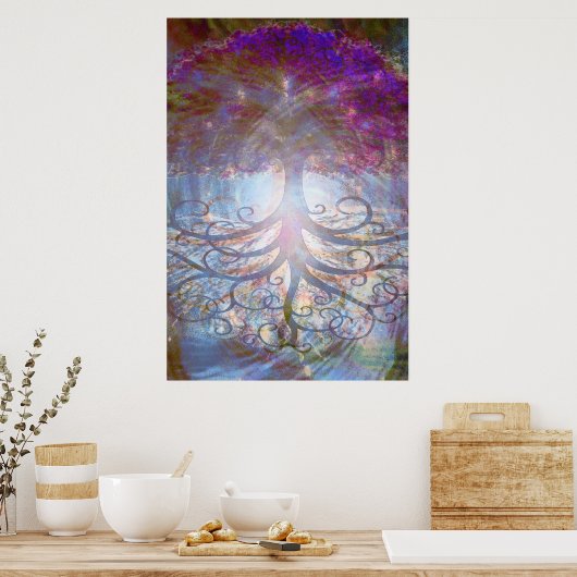 Levensmiddelenlicht binnen poster (Keuken)