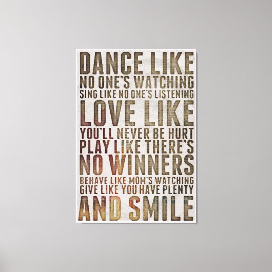 Levensmiddelenofferte Canvas Afdruk (Voorkant)