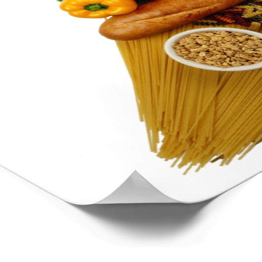 Levensmiddelenpiramide Poster (Hoek)