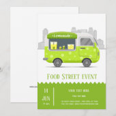 Levensmiddelentruck straatlimonade kaart (Voorkant / Achterkant)