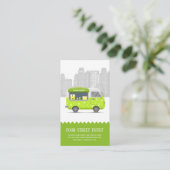 Levensmiddelentruck straatlimonade visitekaartje (Staand voorkant)