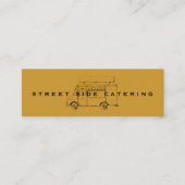 Levensmiddelenvrachtwagen bijtende Mustard Mini-Vi Mini Visitekaartje (Voorkant)