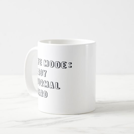 Levensmodus - Harde Koffiemok (Voorkant links)