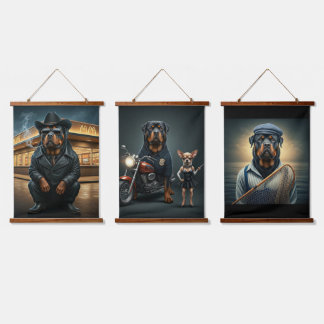 Levensmomenten met Maximus de Rottie Hangend Wandkleed