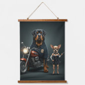 Levensmomenten met Maximus de Rottie Hangend Wandkleed (Voorkant 2)