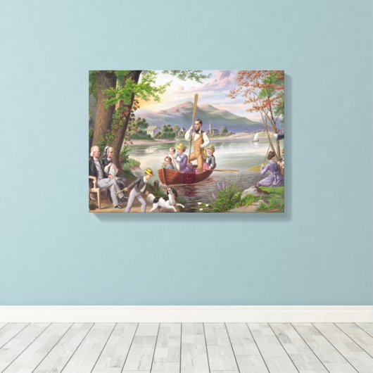 levensonderhoud canvas afdruk (Insitu (Houten vloer))